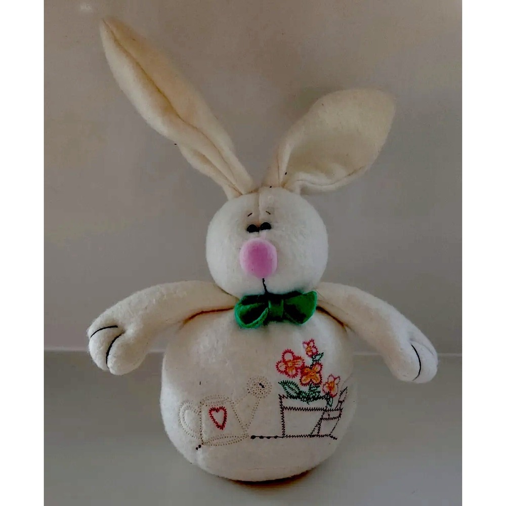 Plush Stuffed Weighted Easter Bunny Stitch Design